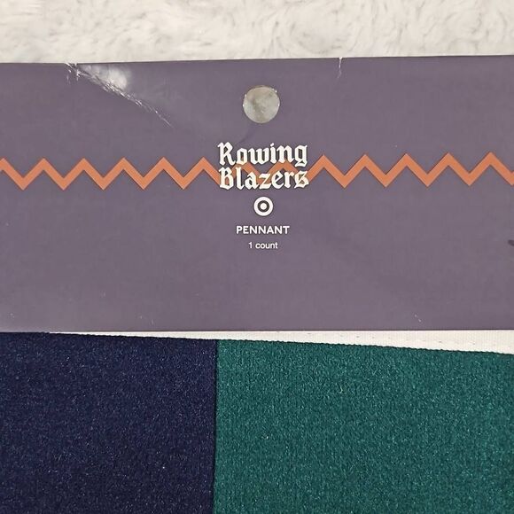 Rowing Blazers Striped Green Blue Black Customizable Pennant - Picture 2 of 6